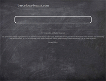 Tablet Screenshot of barcelona-tennis.com